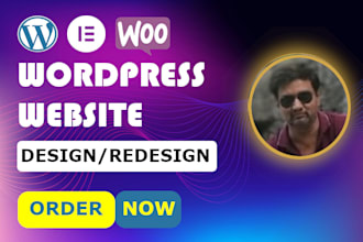 design redesign wordpress website, website design and development
