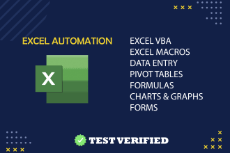 automate your excel sheet using vba, macros and formulas