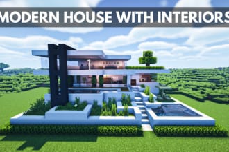 create a minecraft house and replay mod video for you