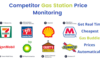 provide gas station price scraping service