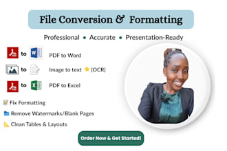 convert and format your files, pdfs, and scanned documents