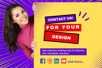 design creative social media post and canva design ads