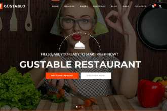 design restaurant, cafe, or bakery website with online ordering system