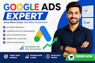 be your google ads expert for campaign setup and management