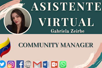 be your virtual assistant in everything you need count on me