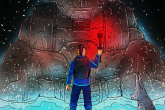 draw  comic book art, comic book illustration