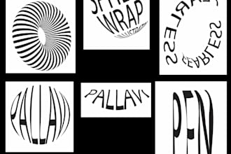 design amazing word art typography for logo and shirt