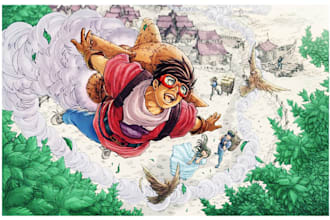 draw comic book illustration