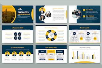 design business powerpoint presentation template and ppt slides
