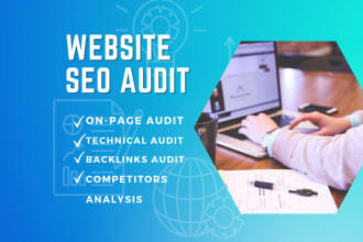 do a depth SEO audit and provide a complete website audit report