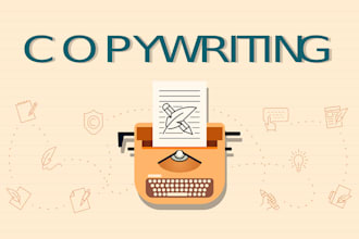 do professional ad copywriting and sales copy