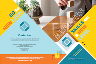 design business, corporate and real state flyer in 10 hours
