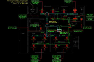 design hvac systems with full calculations and professional mep drawings