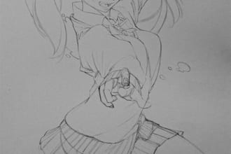 turn you an anime styled artwork