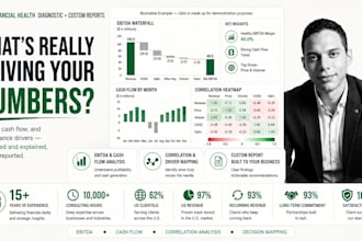 analyze your business finances with an ebitda and cash flow report
