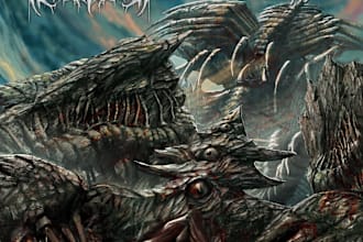 create brutal death metal illustration