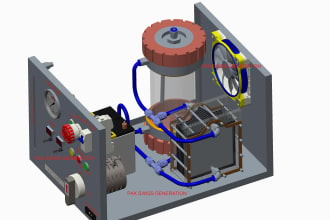 do designing, modeling, harnessing on solid works and creo