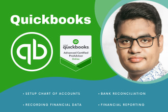 do quickbooks online bookkeeping, accounting and bank reconciliation
