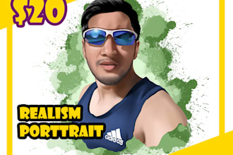 draw realistic portrait from your photo