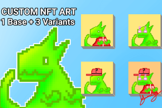 create nft pixel art style
