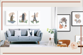 design custom printable wall art for your etsy or home