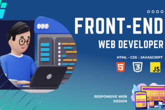 build your custom frontend with HTML, CSS, js and tailwind