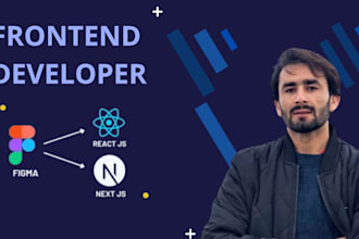 be your front end web developer in react firebase