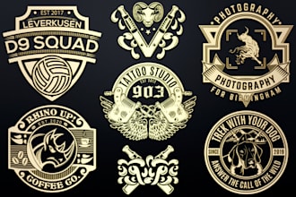 do vintage retro logo for your business and brand
