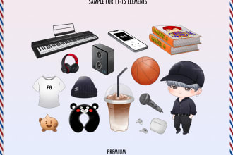 create doodle and clipart in my style