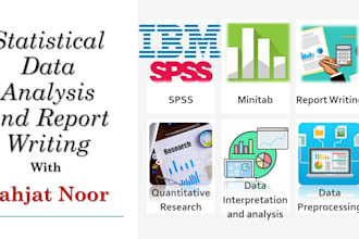 do satisfactory data analysis and report writing using spss