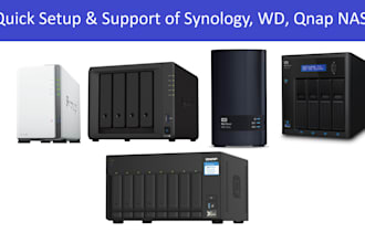 setup and fix synology, wd, qnap, asustor, ugreen nas