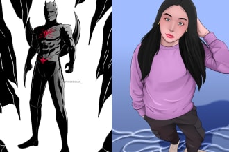 create amazing anime concept art