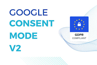setup cookie consent mode v2 with gtm,ga4 server side tracking, google ads,ga4