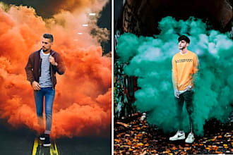 add smoke to your photos realistically