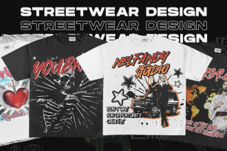 design a streetwear collection or merch for your brand