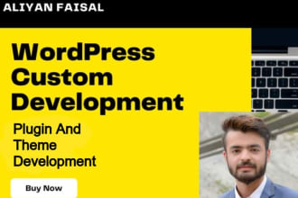 build, fix or customize wordpress plugin or theme using php