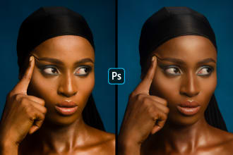 do skin retouch and edit photos in adobe photoshop