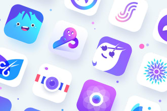 design flat app icon android ios website icons