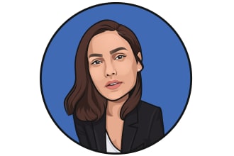 draw cartoon avatar , caricature from photo