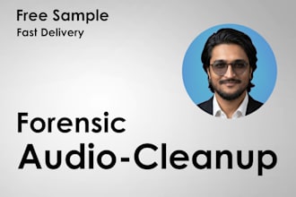 do forensic audio clean up and enhancement
