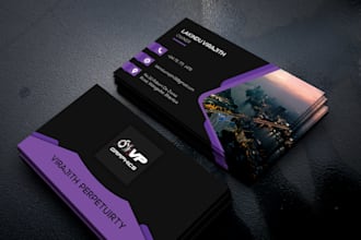 create creative unique business card design