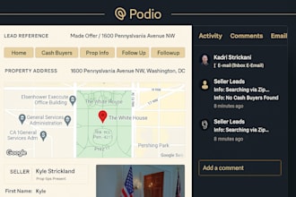 create your real estate podio CRM