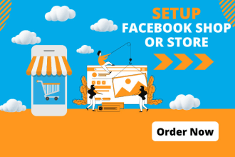 set up facebook shop or store and add products