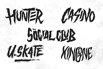 design unique hand drawn logo