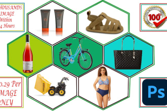 do clipping path, remove background with crop and resizing