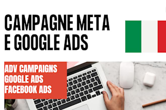 setup instagram ads and facebook ads in italy