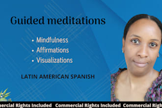 record your guided meditation in latin spanish