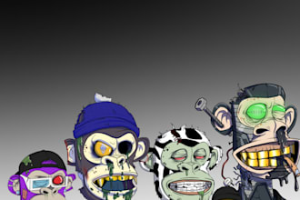 turn your nft into mutant or zombie with my own style