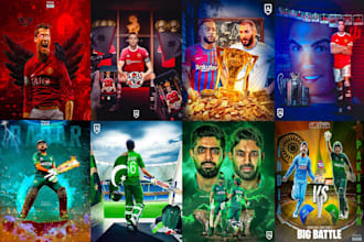 design creative sports posters and wallpapers for you