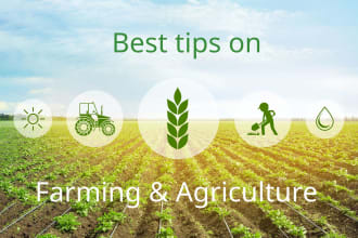 help in agriculture, agronomy, horticulture task